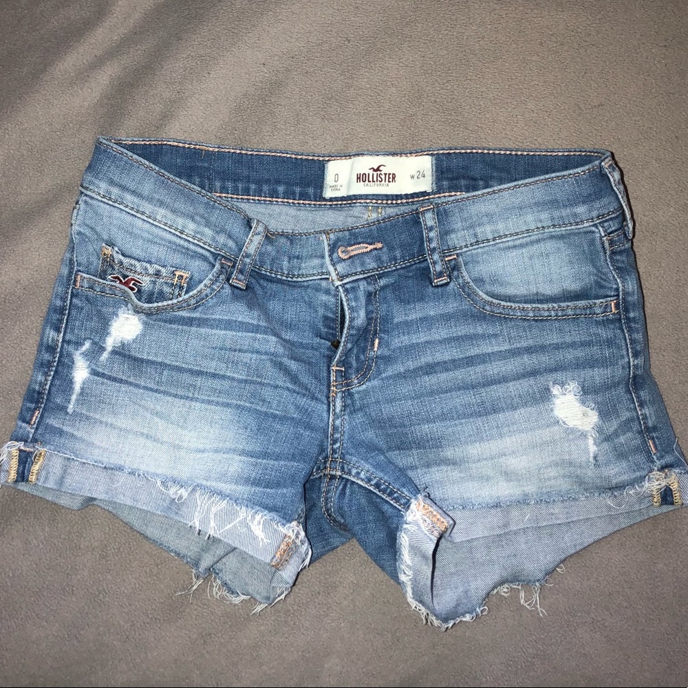 Hollister jean shorts
